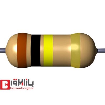 مقاومت 100 کیلو اهم 2 وات 5 درصد