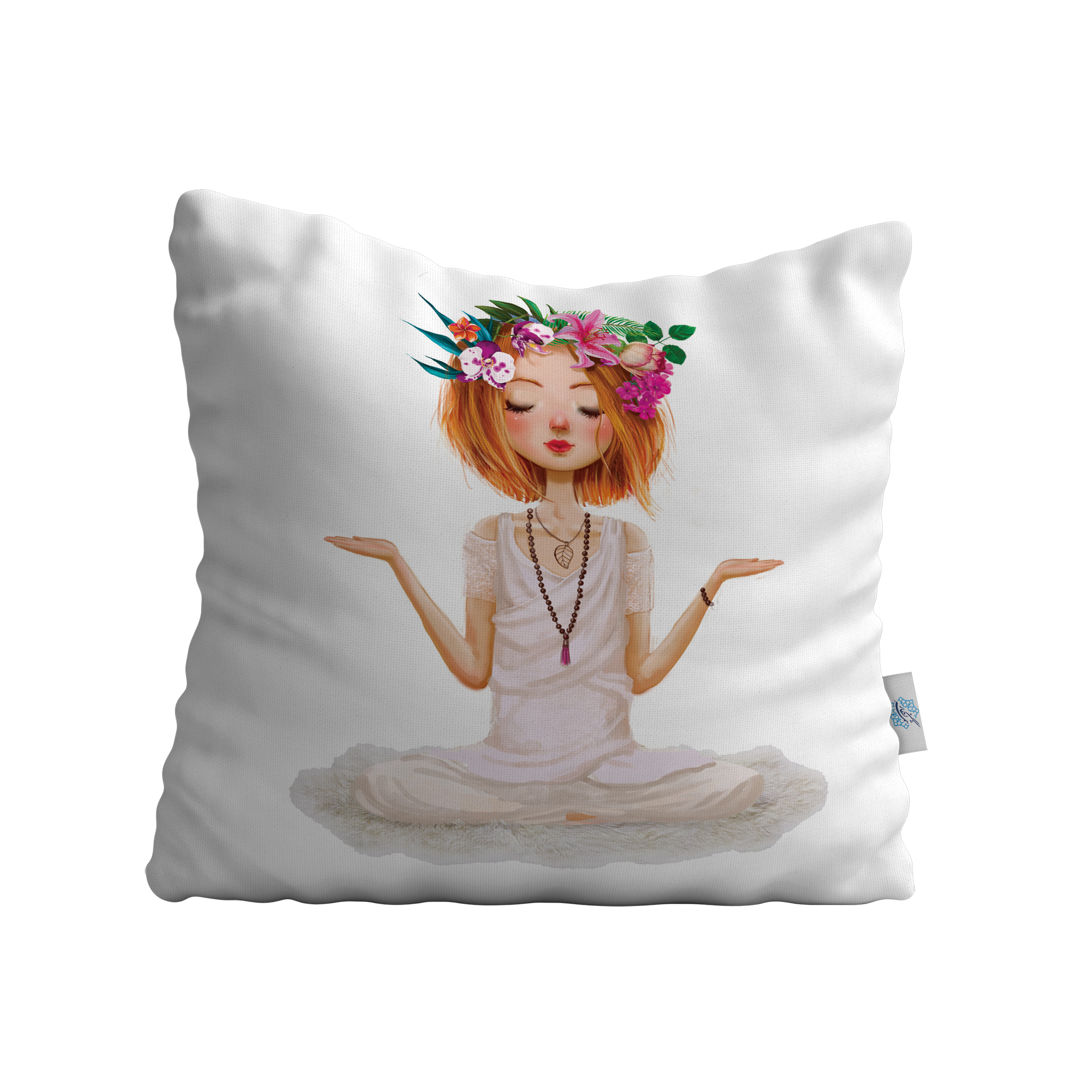 کاور کوسن شمسه نگار مدل دختر بچه کد RW-363