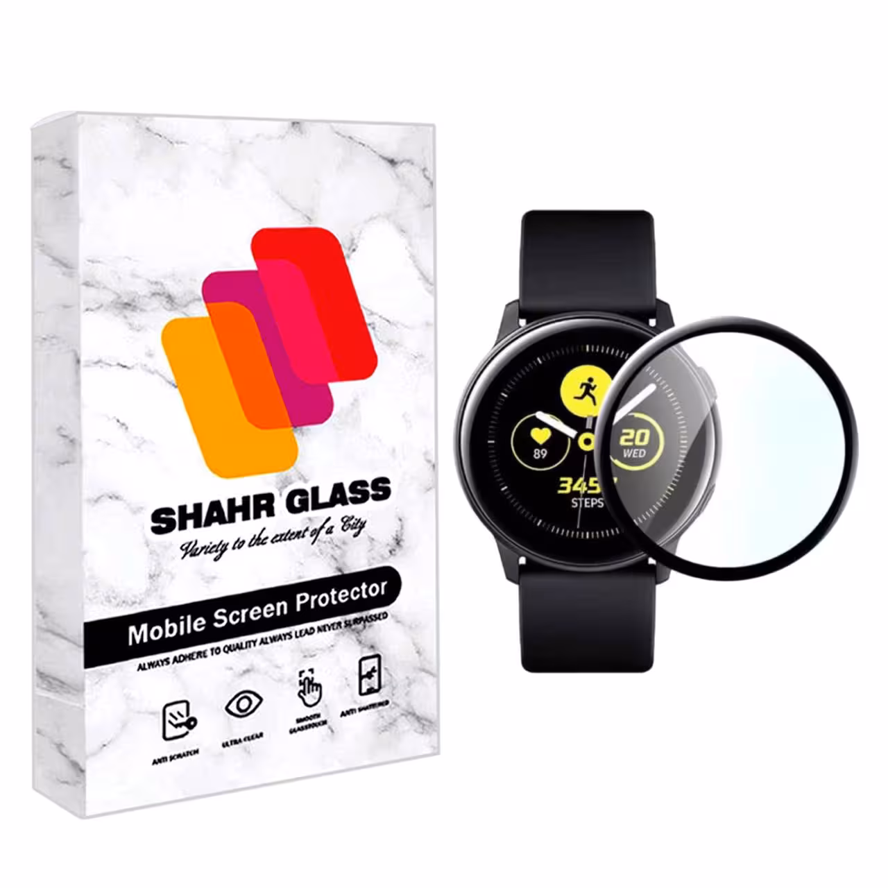 محافظ صفحه نمایش نانو شهر گلس مدل PMSR مناسب برای ساعت هوشمند سامسونگ Galaxy Watch 4 44mm 