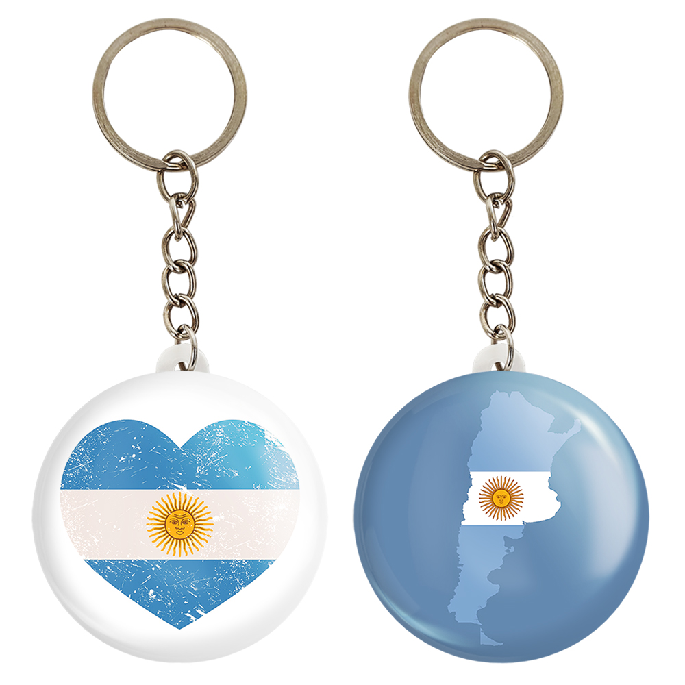جاکلیدی خندالو مدل پرچم آرژانتین کد 2045620460 مجموعه 2 عددی