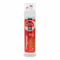 خمیر دندان سفید کننده کولگیت پمپی 100 میل مکس وایت - colgate