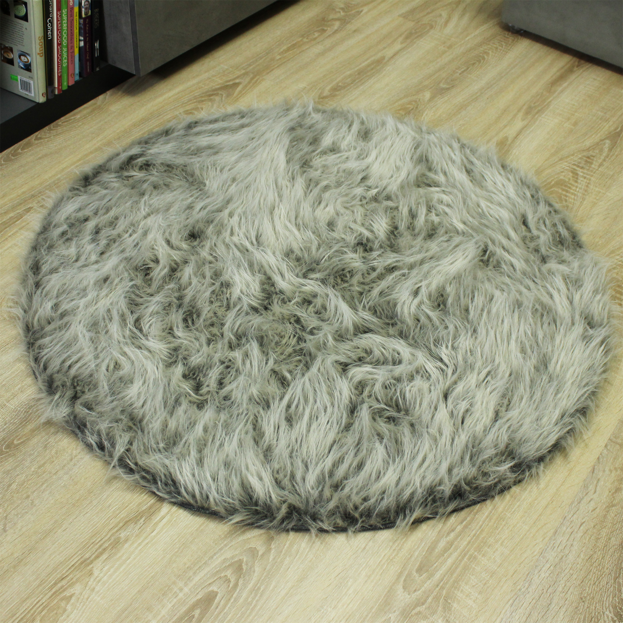 فرش ماشینی شاران هوم طرح خز پرز بلند فانتزی