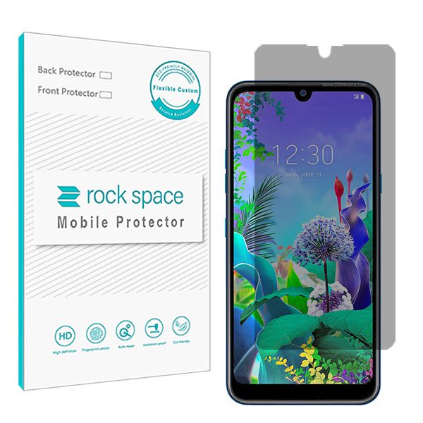 گلس ال جی (LG) Q60 مدل نانو هیدروژل پرایوسی برند راک اسپیس کد S