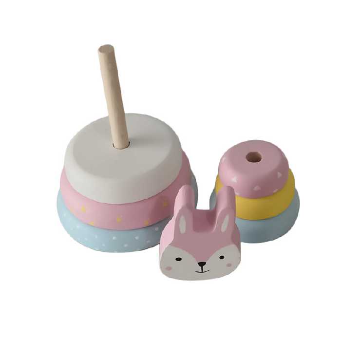 بازی فکری برج هیجان طرح خرگوش مدل Mkids56-B