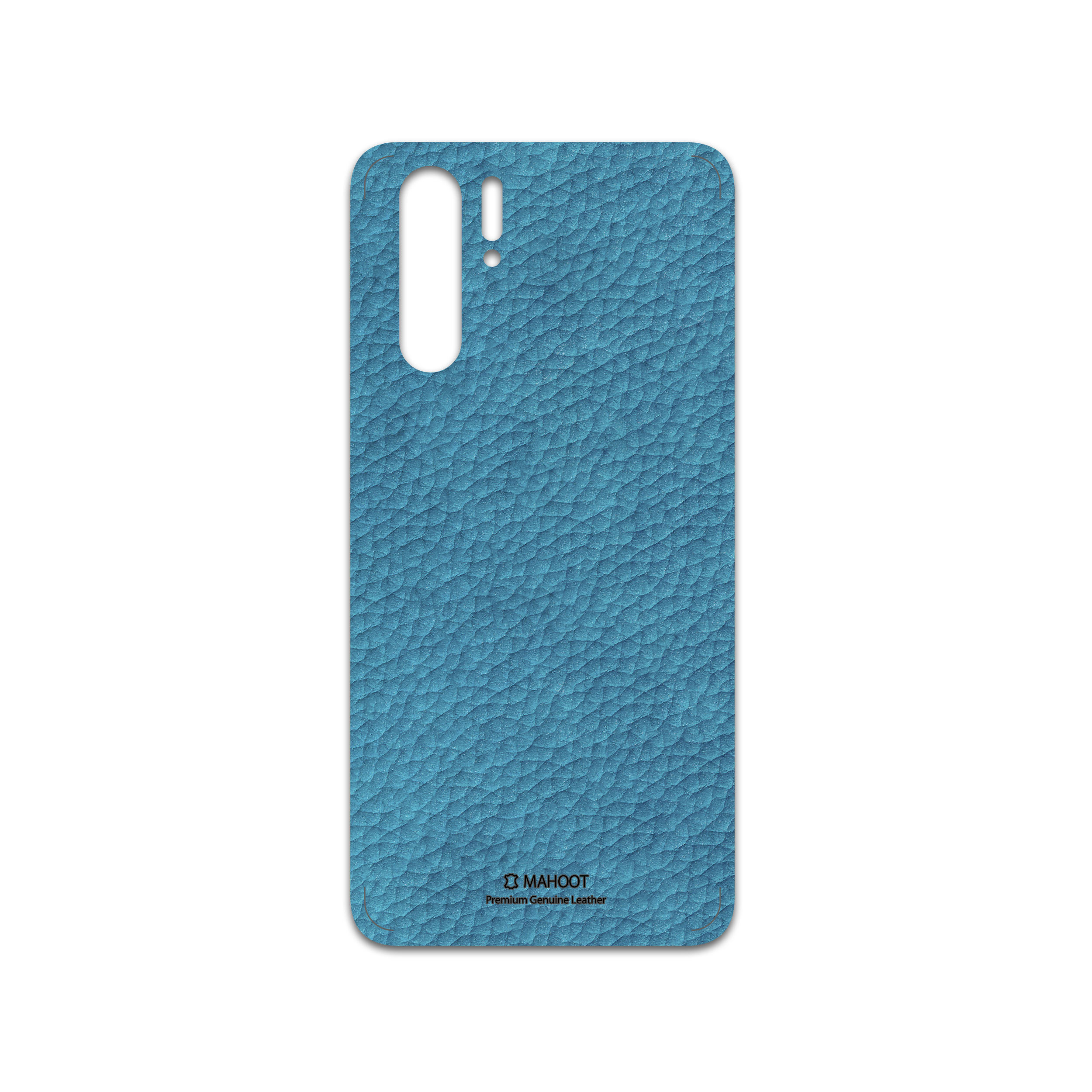 برچسب پوششی ماهوت مدل Blue-Leather مناسب برای گوشی موبایل هوآوی P30 Pro
