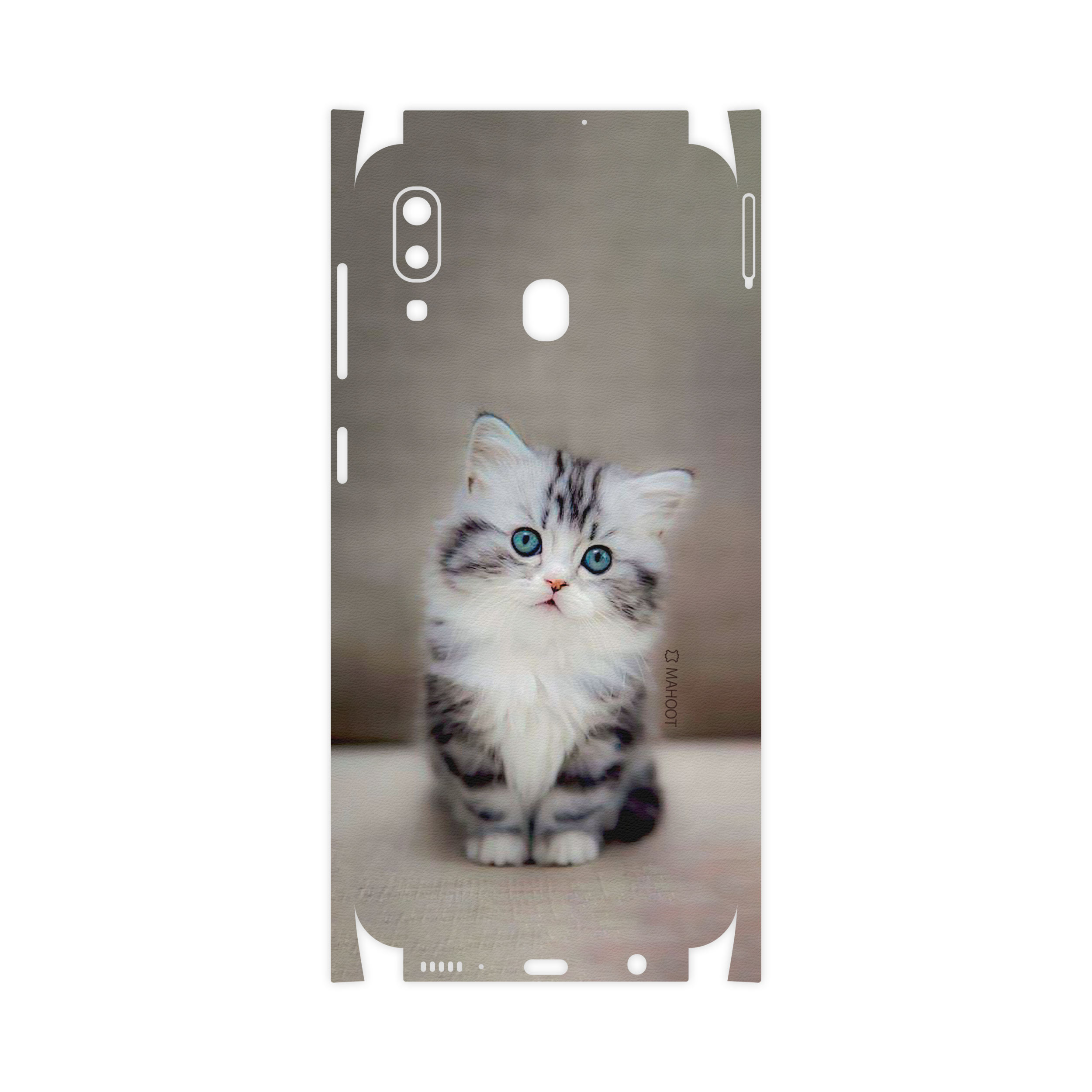 برچسب پوششی ماهوت مدل Full skin-Cat-2 مناسب برای گوشی موبایل سامسونگ Galaxy A30