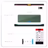 برچسب پوششی ماهوت مدل Green-Leather مناسب برای تبلت ایسوس Zenpad 3S 10 2017 Z500KL