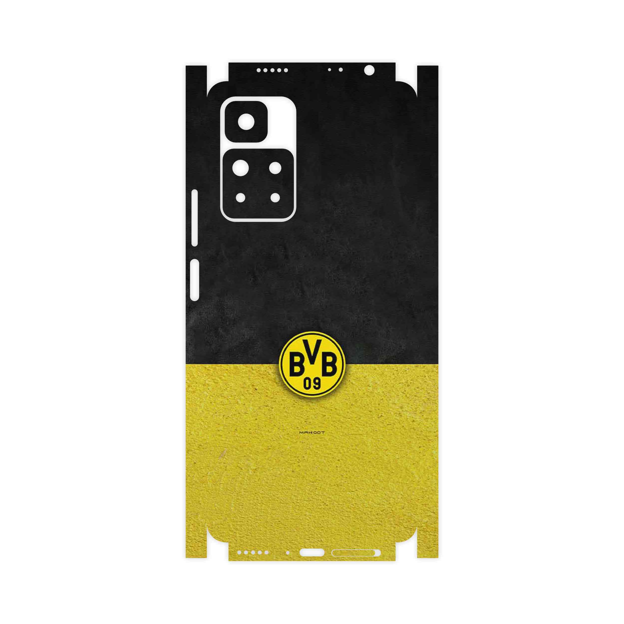 برچسب پوششی ماهوت مدل Borussia Dortmund FC-FullSkin مناسب برای گوشی موبایل شیائومی Redmi Note 11 Pro Plus 5G