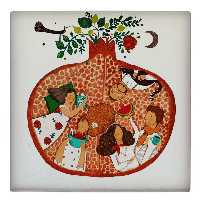 کاشی کارنیلا طرح مدل لوحی کد WKB29