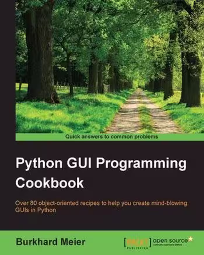 خرید و دانلود نسخه کامل کتاب Python GUI Programming Cookbook