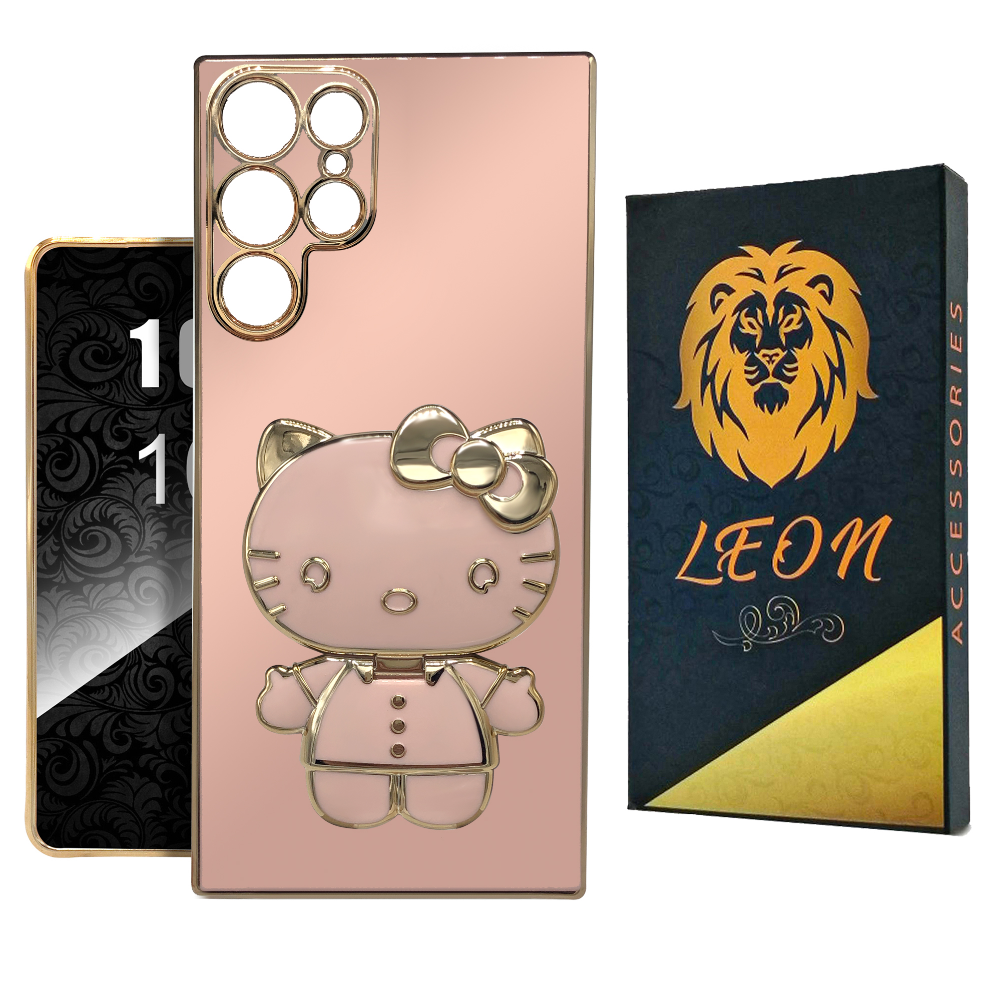 کاور لئون مدل Kitty مناسب برای گوشی موبایل سامسونگ Galaxy S22 Ultra