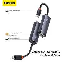 تبدیل RJ-45 به تایپ سی Baseus Hub Lite WKQX000213
