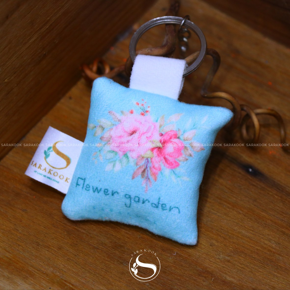 جاکلیدی فانتزی - مخمل طرح دار-کد030