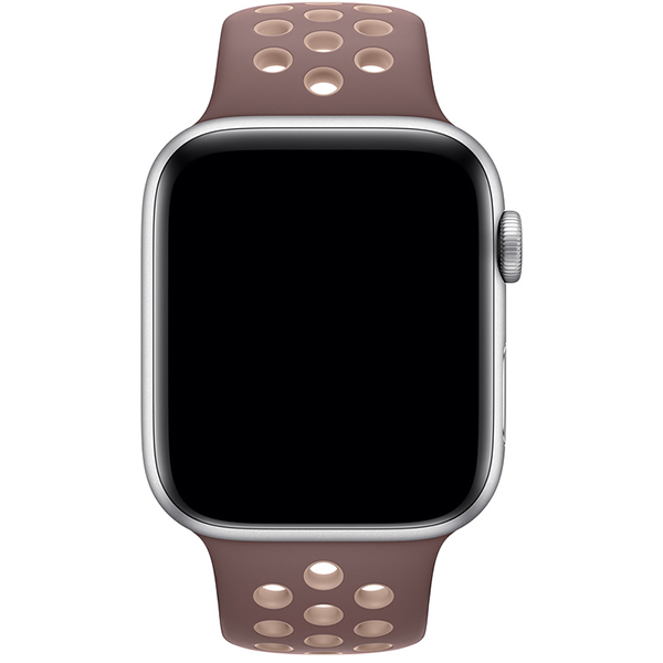 بند اپل واچ 4 نایکی 44 میلیمتری مردانه مدل 44mm Smokey Mauve/Particle Beige Nike Sport Band - Hiapple.ir