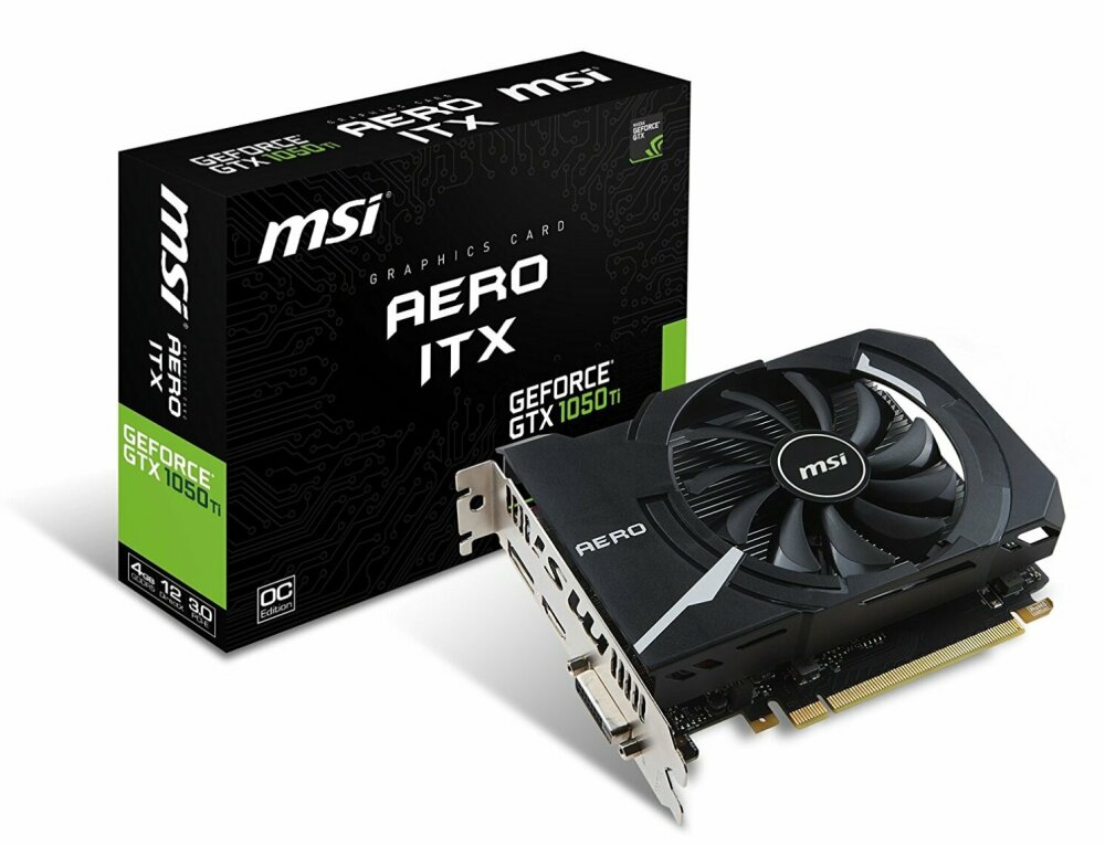کارت گرافیک ام اس آی GTX 1050 Ti AERO ITX 4G OC