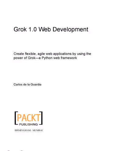 خرید و دانلود نسخه کامل کتاب Grok 1.0 Web Development