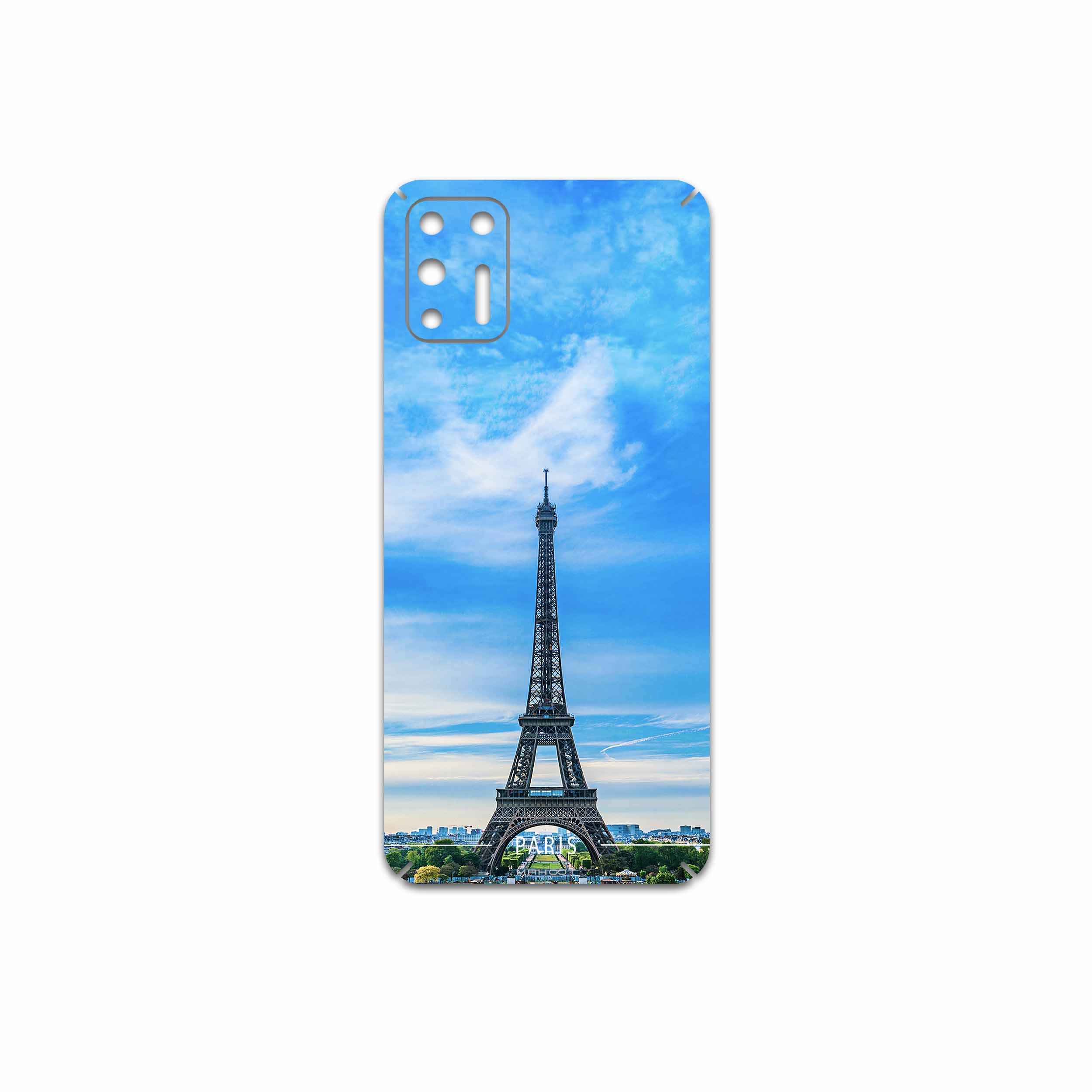 برچسب پوششی ماهوت مدل Paris City مناسب برای گوشی موبایل موتورولا Moto G9 Plus