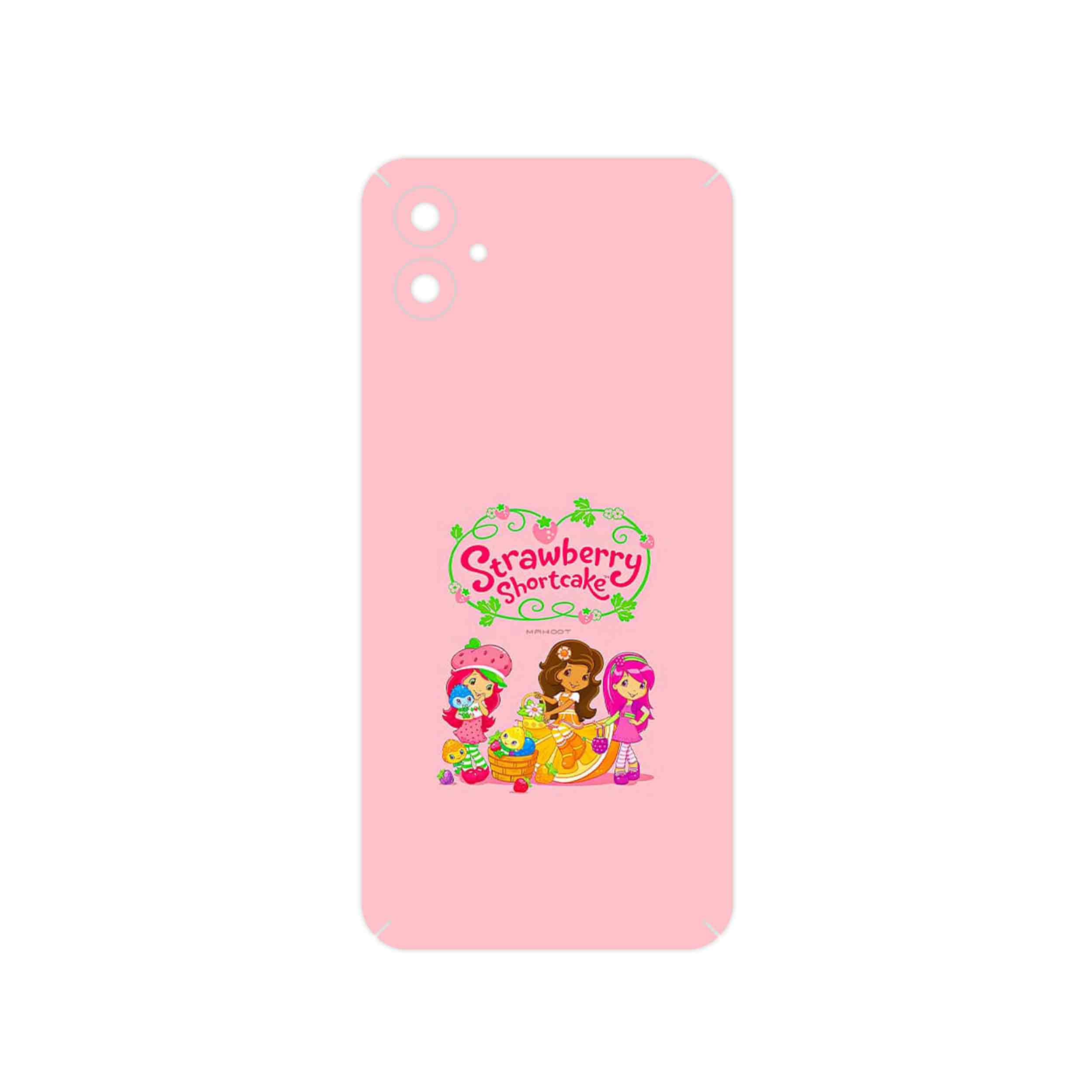 برچسب پوششی ماهوت مدل Strawberry Shortcake مناسب برای گوشی موبایل سامسونگ A04e