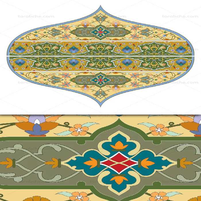 وکتور طرح نماد و المان اسلامی شماره 62 - گرافیک با طعم تربچه