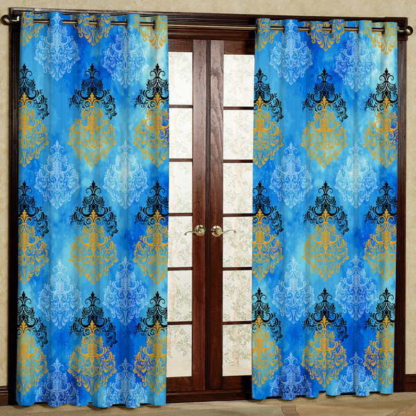 پرده مدل مخمل پانچی کد 7707 سایز 280x140 سانتی متر