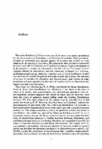 خرید و دانلود نسخه کامل کتاب Handbook of Statistics. Classification, Pattern Recognition and Reduction of Dimension