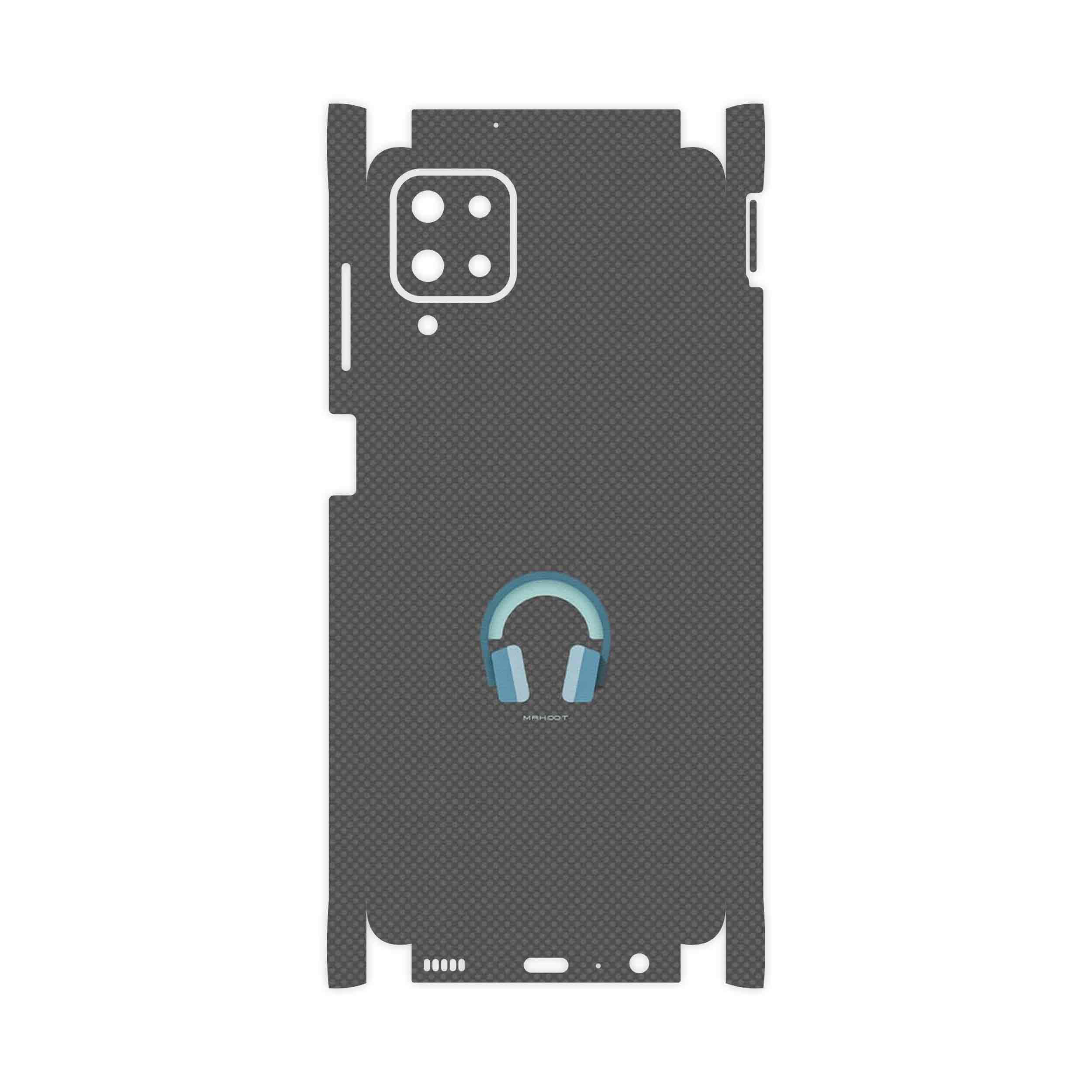 برچسب پوششی ماهوت مدل Minimal Headphone Icon-FullSkin مناسب برای گوشی موبایل سامسونگ Galaxy A12