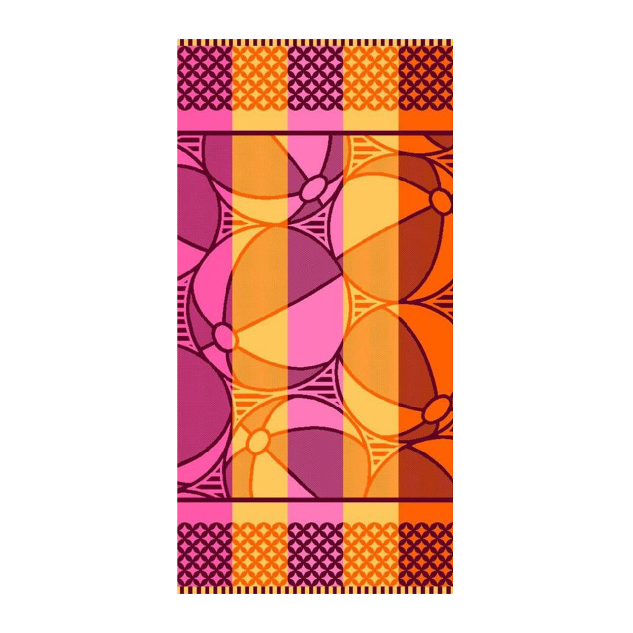 حوله استخری ازدیلک مدل Beach balls سایز 150×70 سانتیمتر