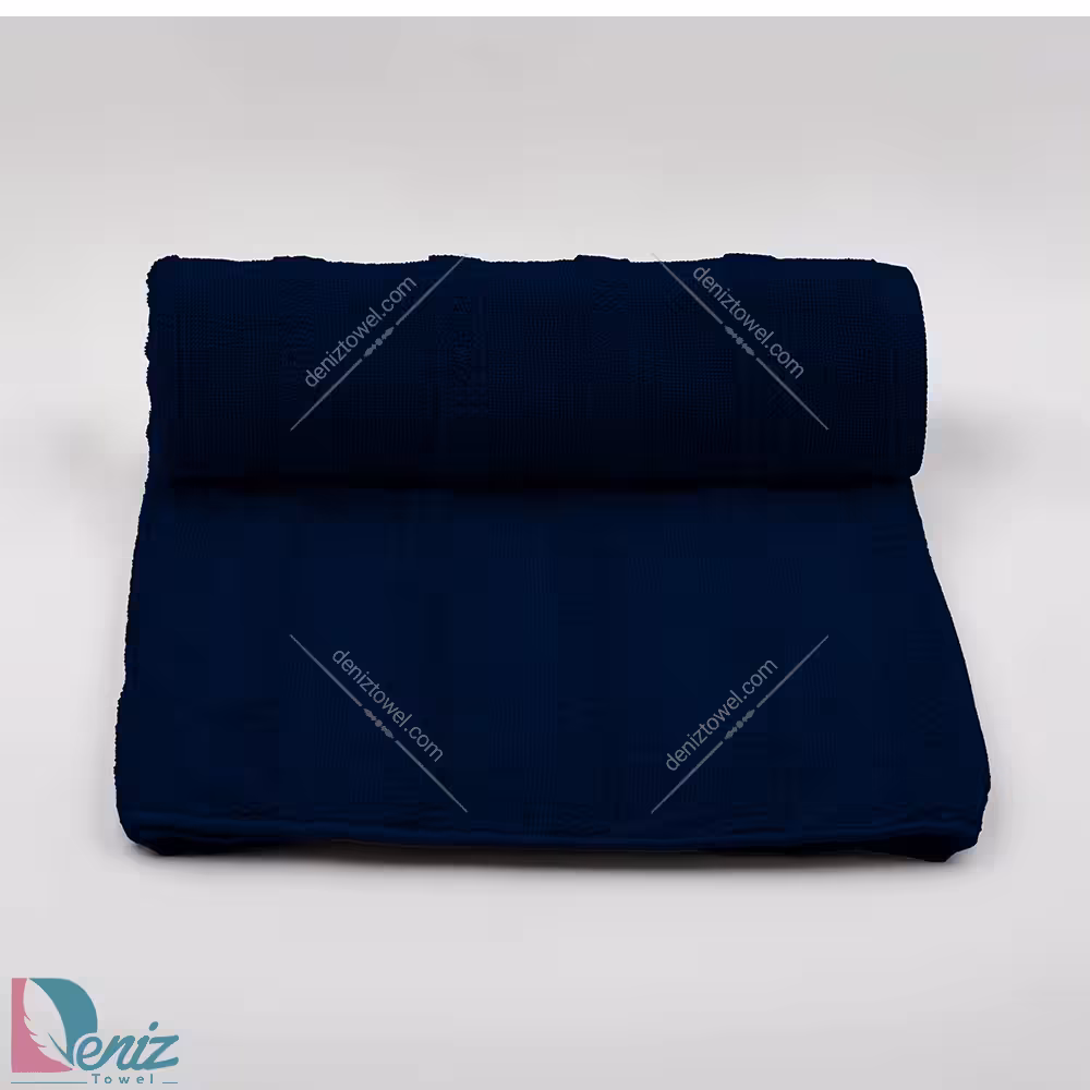 حوله دستی طرح سالوینو رنگ سرمه ای