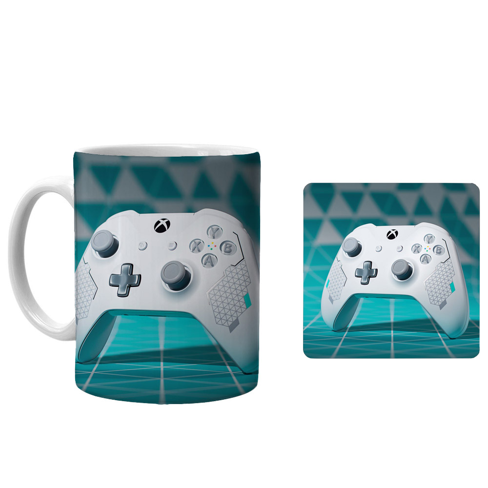 ماگ طرح XBOX ایکس باکس xx6 به همراه زیرلیوانی 