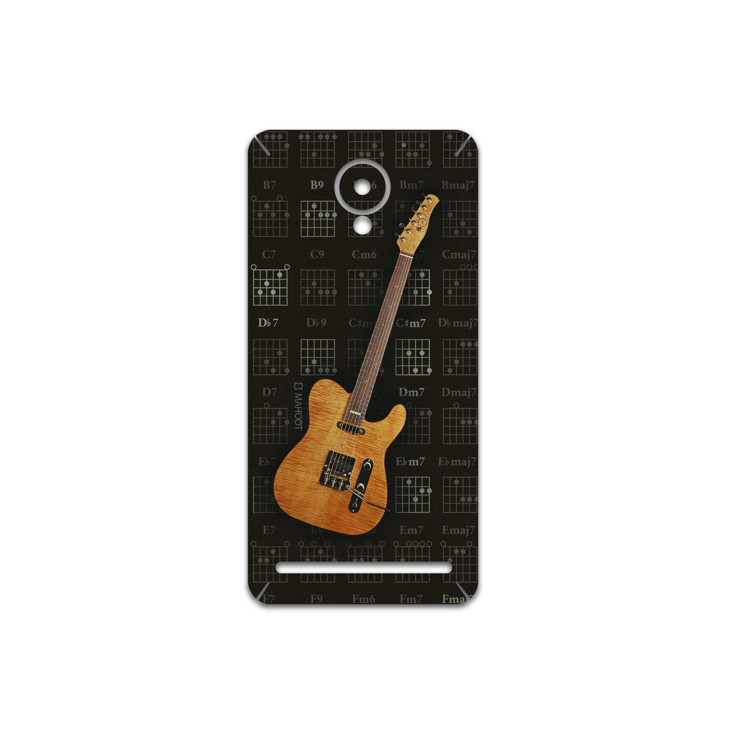 برچسب پوششی ماهوت مدل Guitar-Instrument مناسب برای گوشی موبایل لنوو Vibe C2