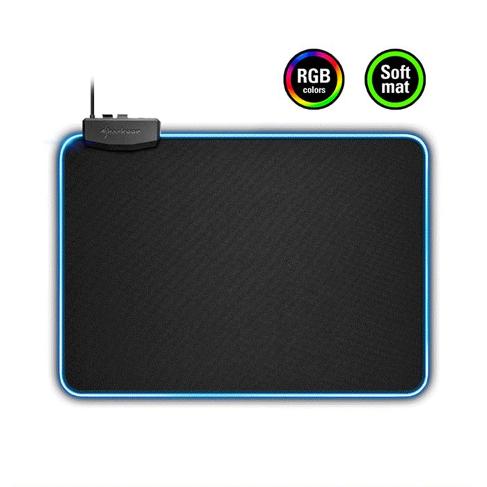 ماوس پد گیمینگ شارکون مدل 1337 RGB سایز L