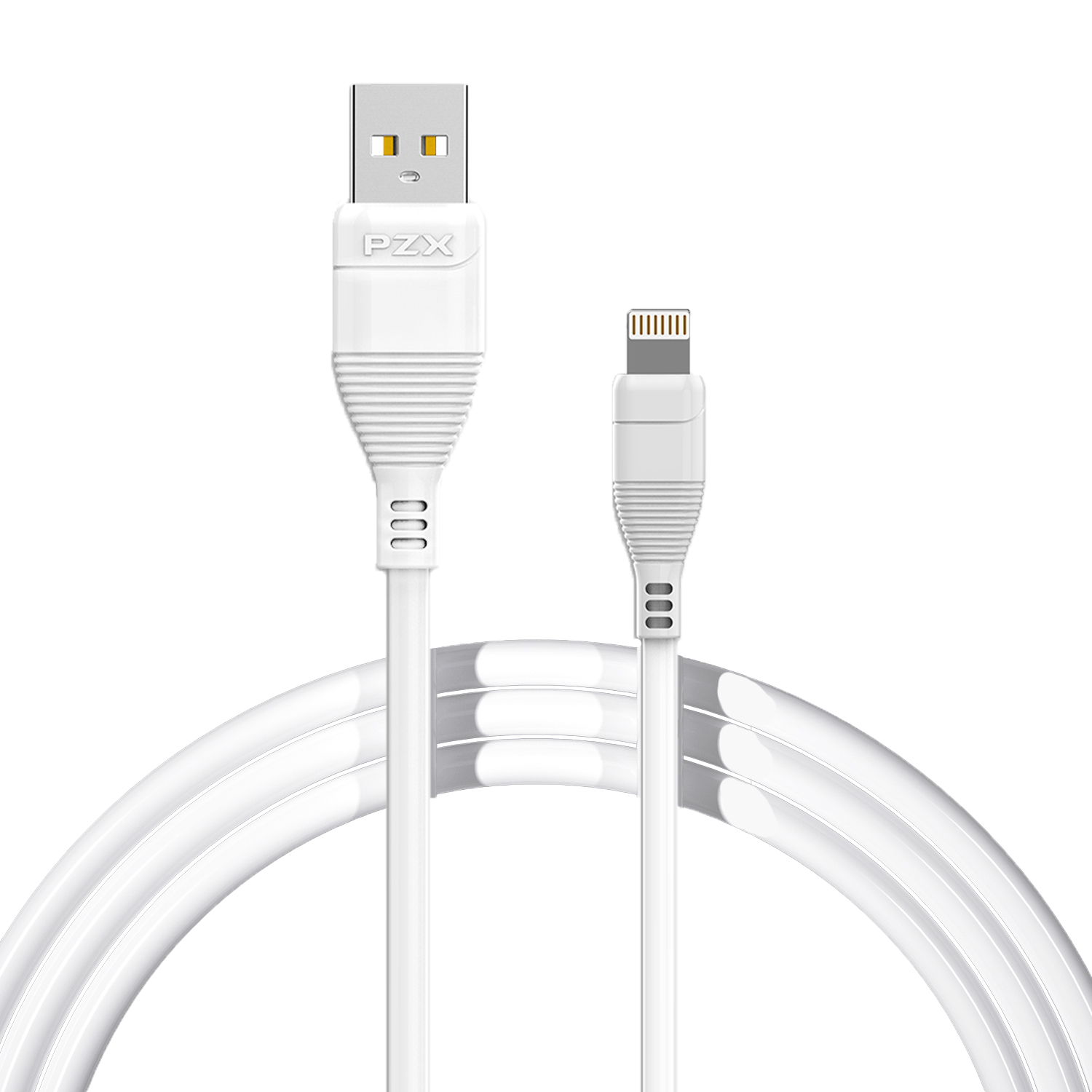 کابل تبدیل USB به لایتنینگ پی زد ایکس مدل V168 طول 1.2 متر