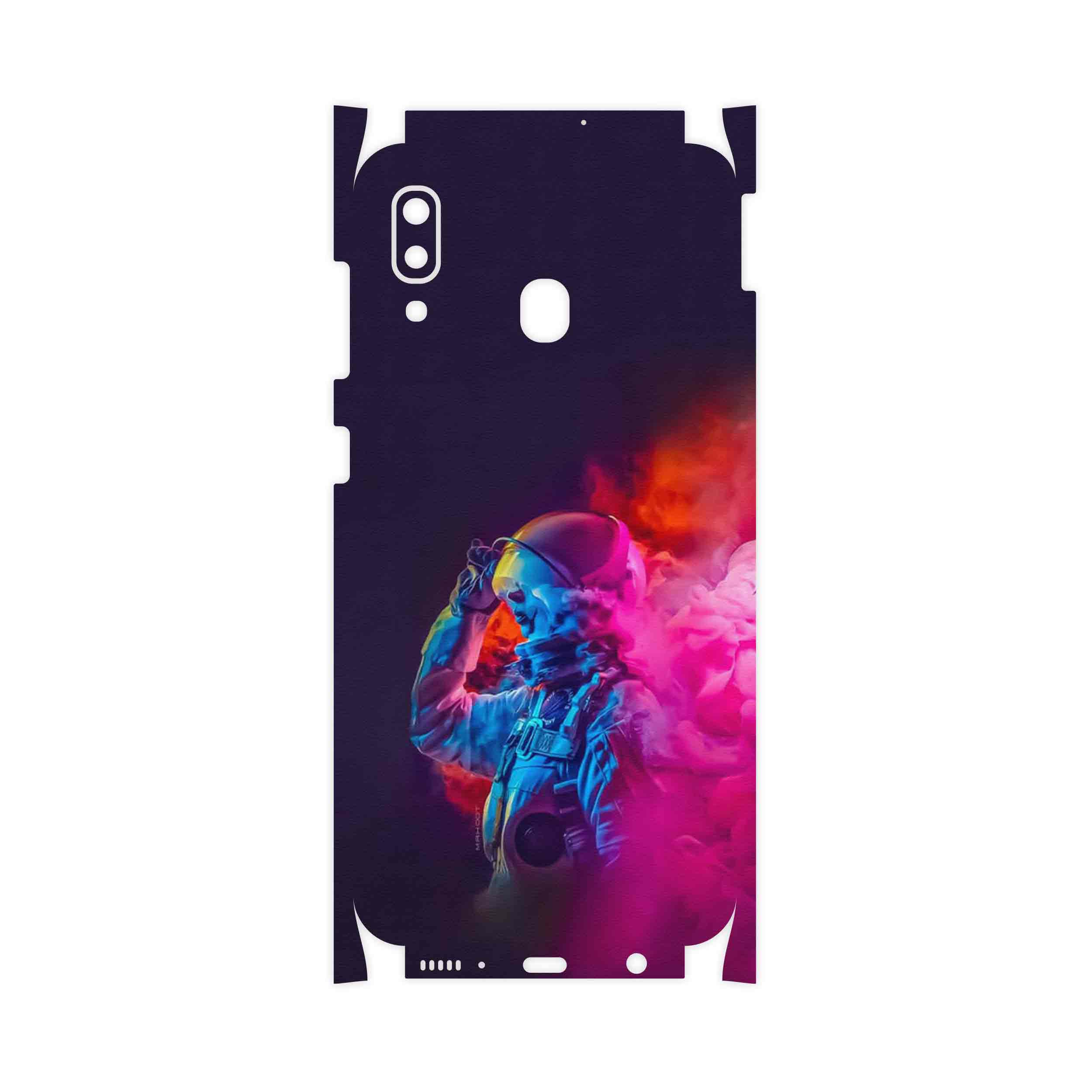 برچسب پوششی ماهوت مدل Smoke Rainbow Digital Art 1-FullSkin مناسب برای گوشی موبایل سامسونگ Galaxy M10s