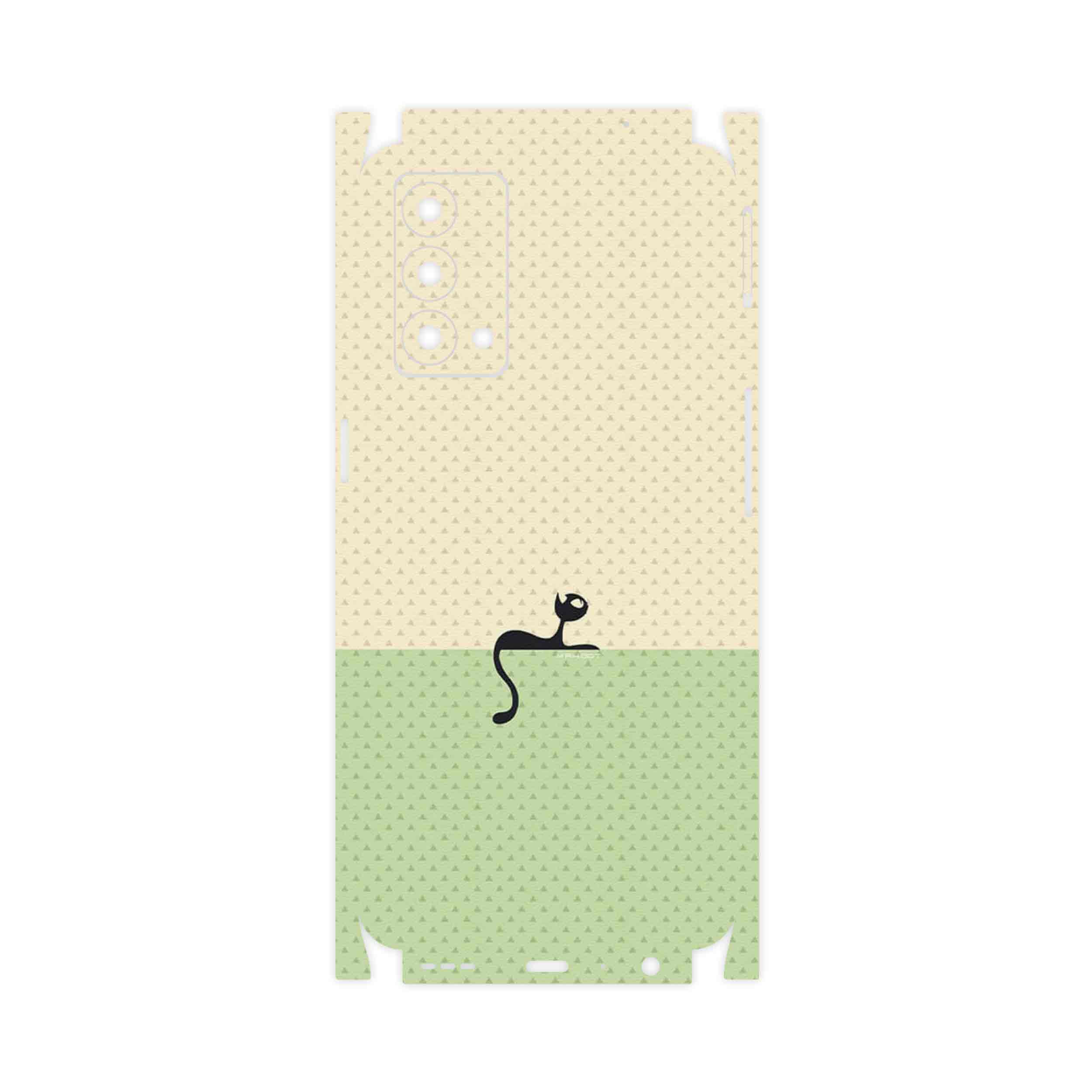 برچسب پوششی ماهوت مدل Minimal Internet Cat Icon-FullSkin مناسب برای گوشی موبایل ریلمی GT Master