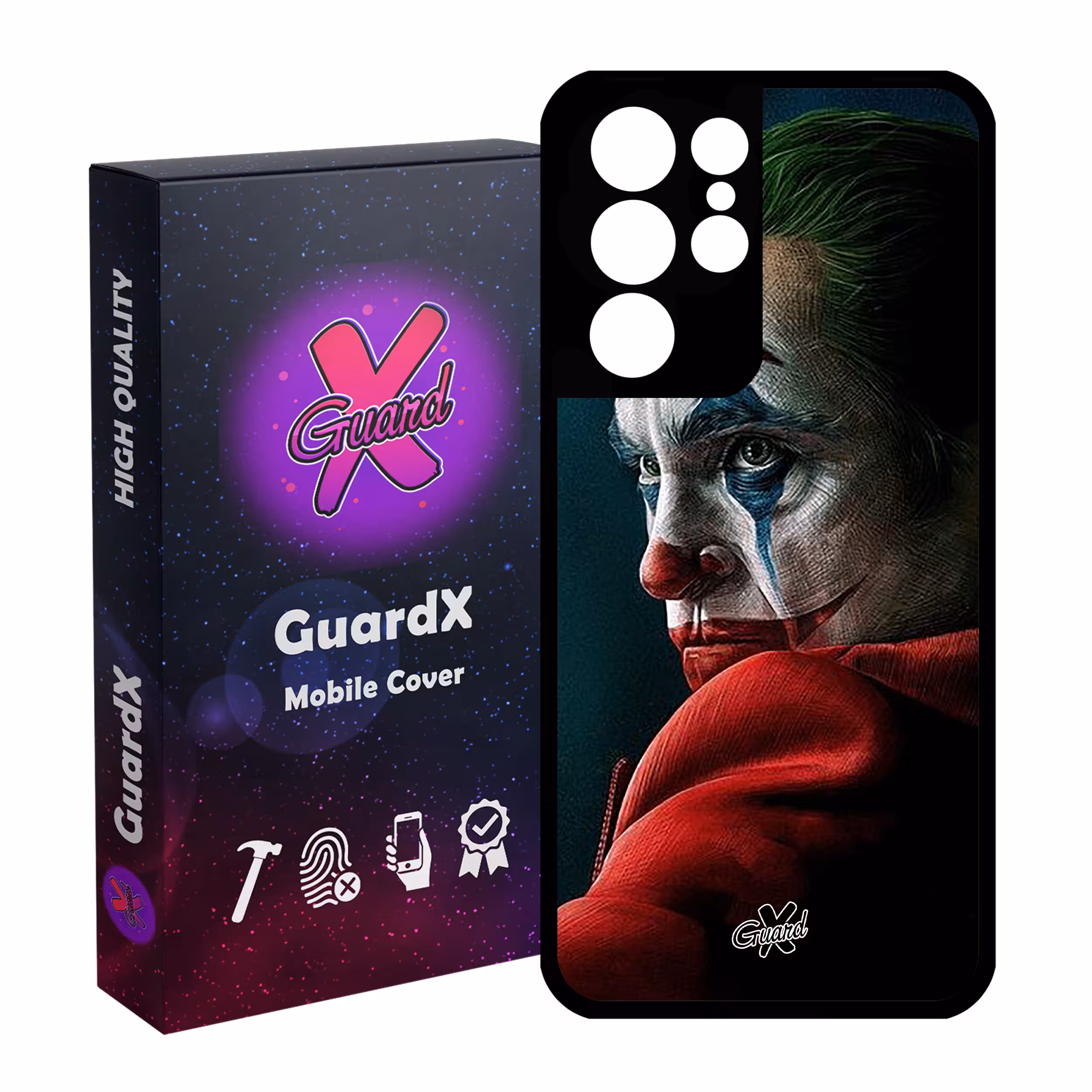 کاور گارد ایکس طرح Joker مدل Glass10121 مناسب برای گوشی موبایل سامسونگ Galaxy S21 Ultra