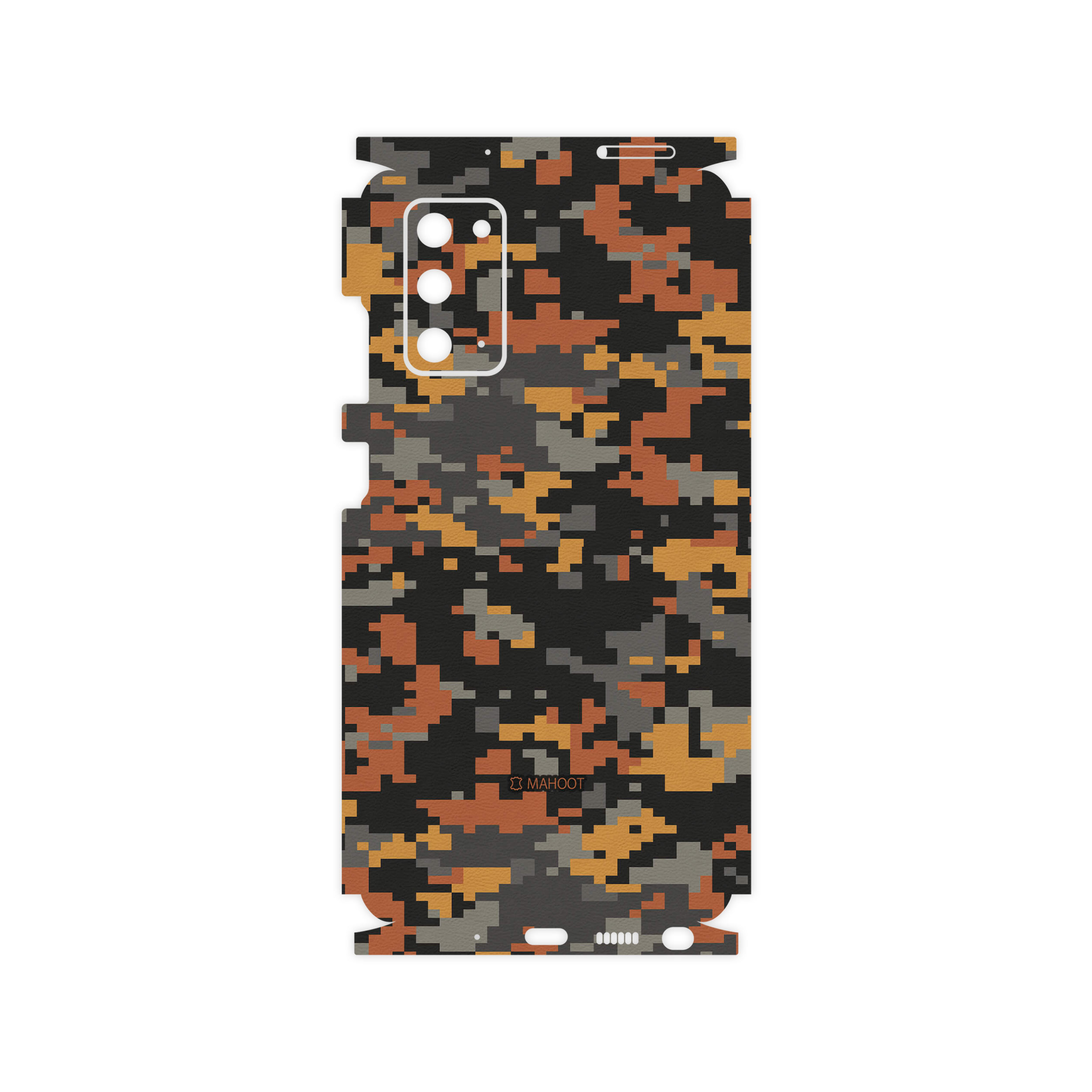 برچسب پوششی ماهوت مدل Army-Autumn-pixel-FullSkin مناسب برای گوشی موبایل سامسونگ Galaxy Note20