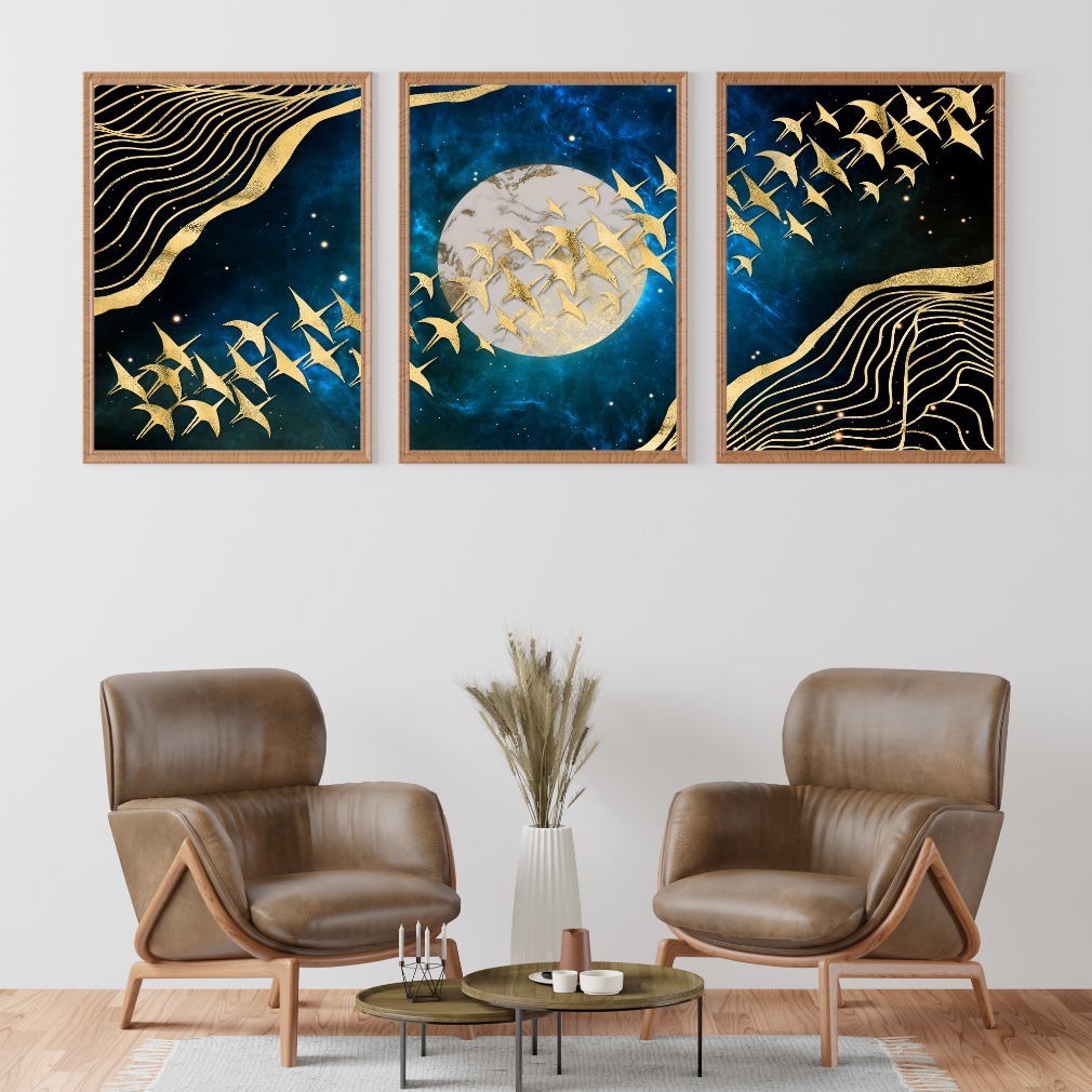 تابلو طرح کوچ مجموعه 3 عددی