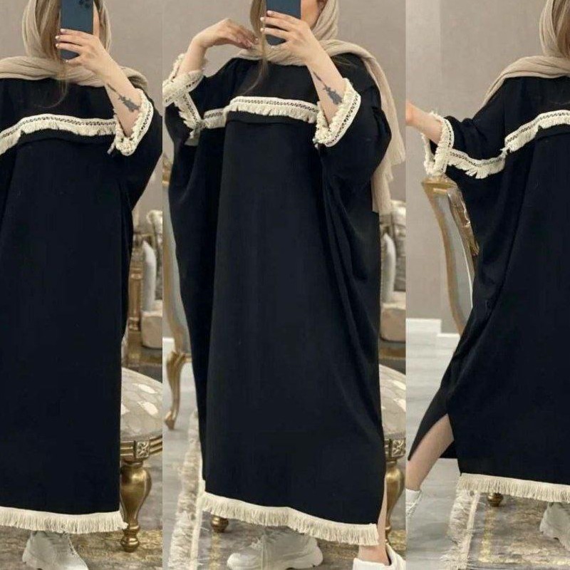 پیراهن مانتویی کیمونو قواره دار از سایز 38 تا 50 جنس ابروبادی ارسال رایگان 