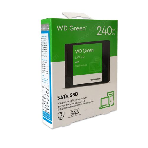 حافظه SSD وسترن دیجیتال مدل GREEN WDS1TB2G0A ظرفیت 1 ترابایت (آکبند)