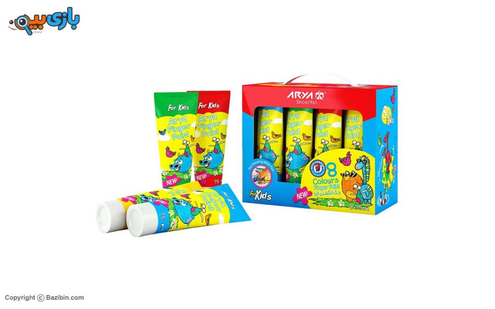 8 colors tube Finger paint by Aria