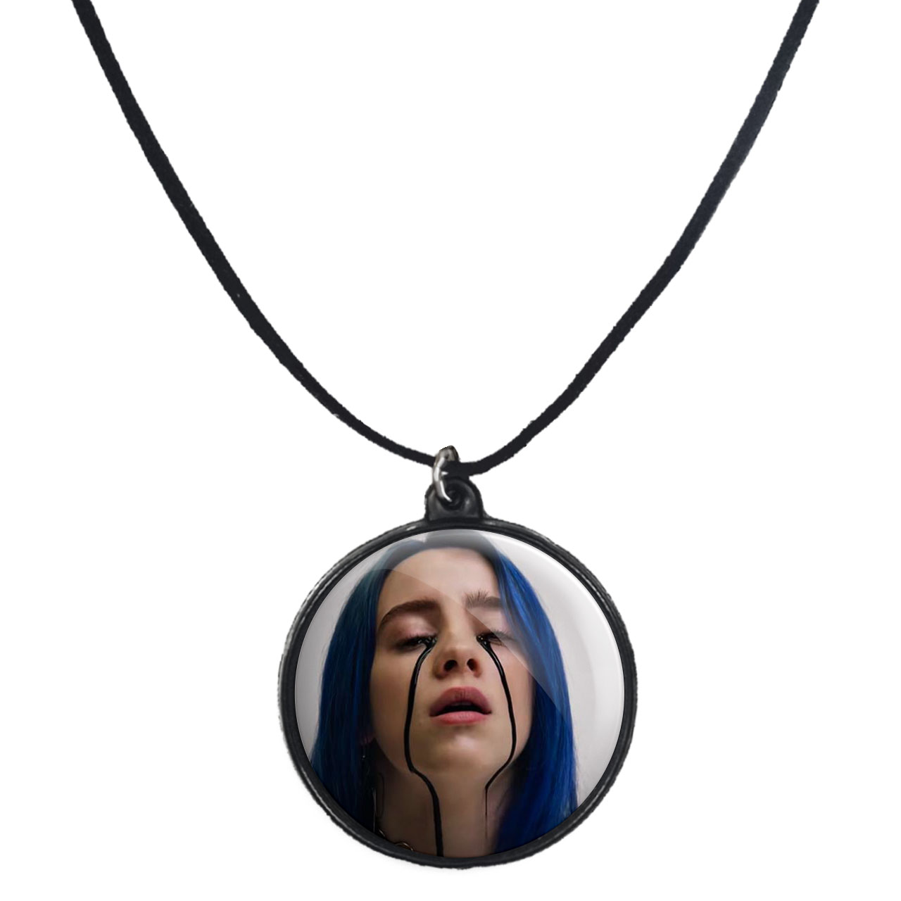 گردنبند پرمانه طرح بیلی آیلیش کد pmb.8392 مدل دو طرفه