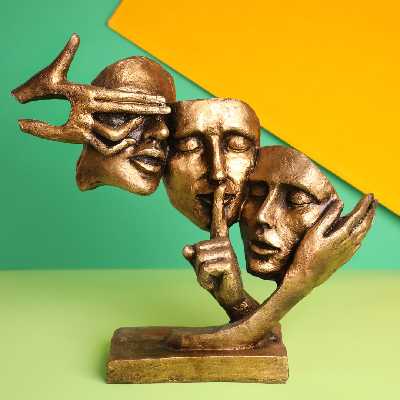 مجسمه مدل کر و کور و لال