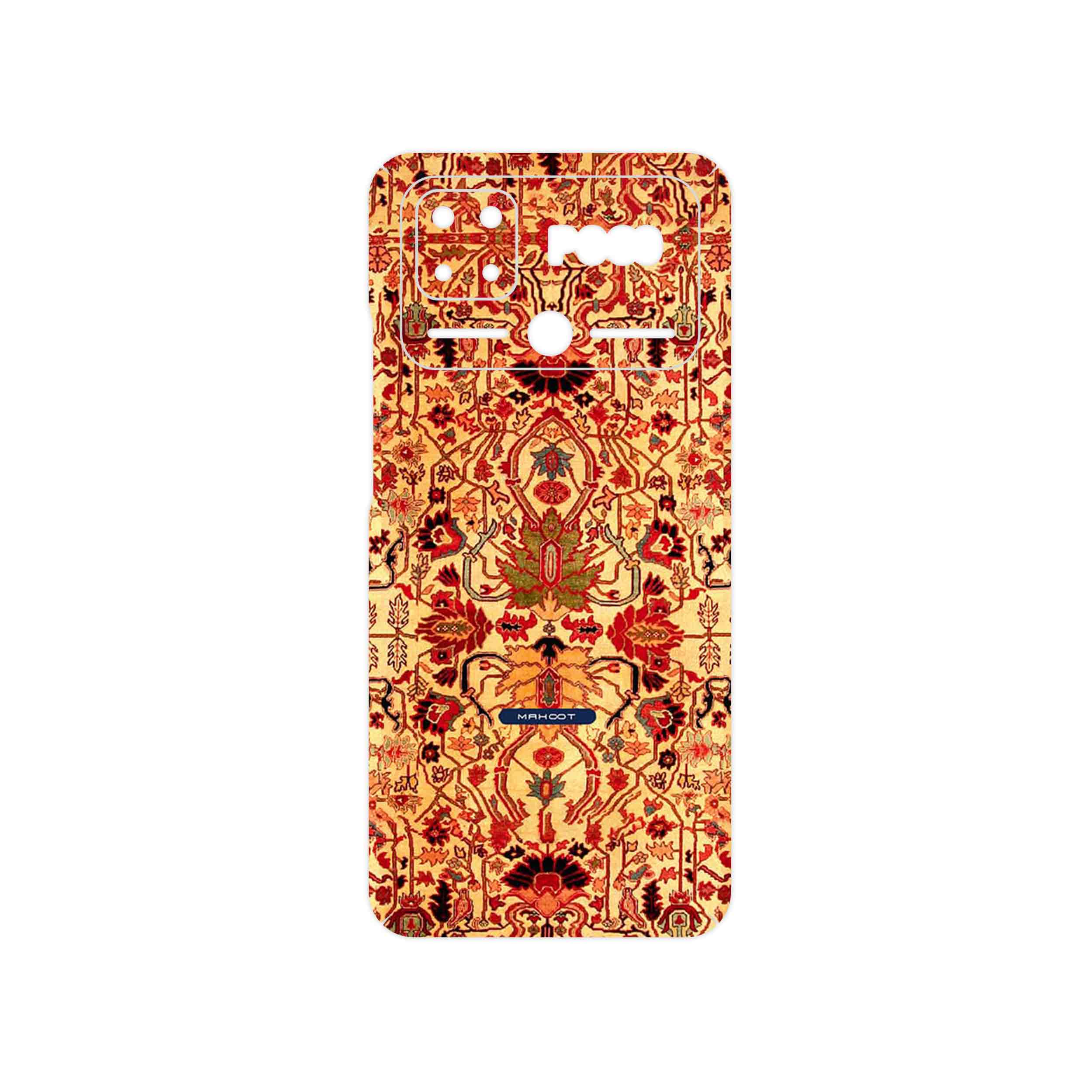 برچسب پوششی ماهوت مدل Persian_Carpet_Yellow مناسب برای گوشی موبایل شیائومی Poco C40