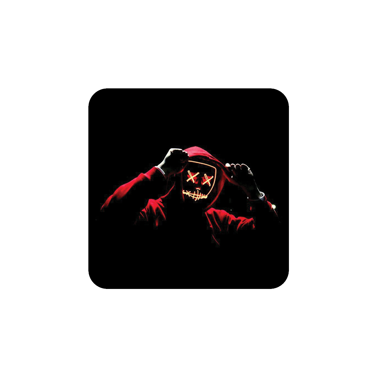 زیرلیوانی طرح ماسک کد 613