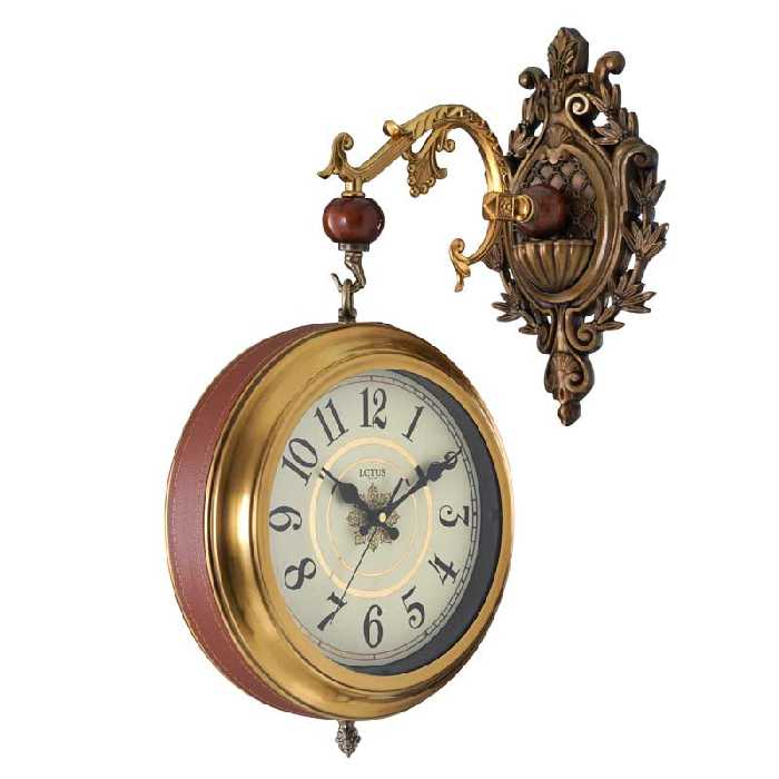 ساعت ديواری دو طرفه چوبی لوتوس کد محصول: LMD-8700