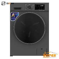 ماشین لباسشویی سام UN-Q1435I اینوکس 8 کیلویی