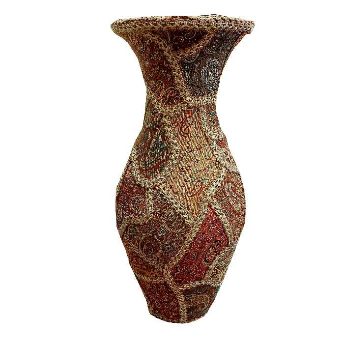 گلدان سفالی مدل ترمه کد S1