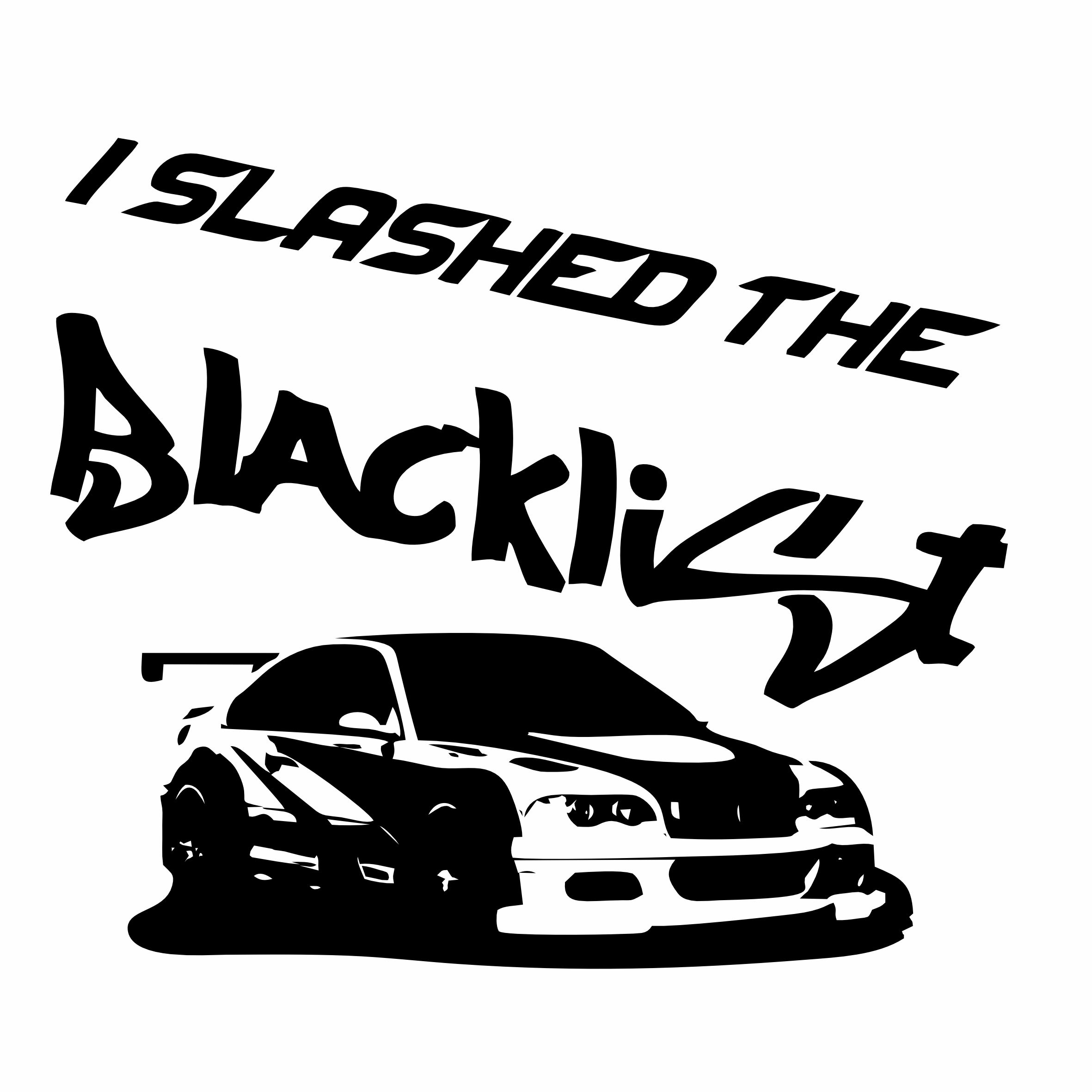 برچسب بدنه خودرو ونگارد طرح ماست وانتد بلک لیست کد 002