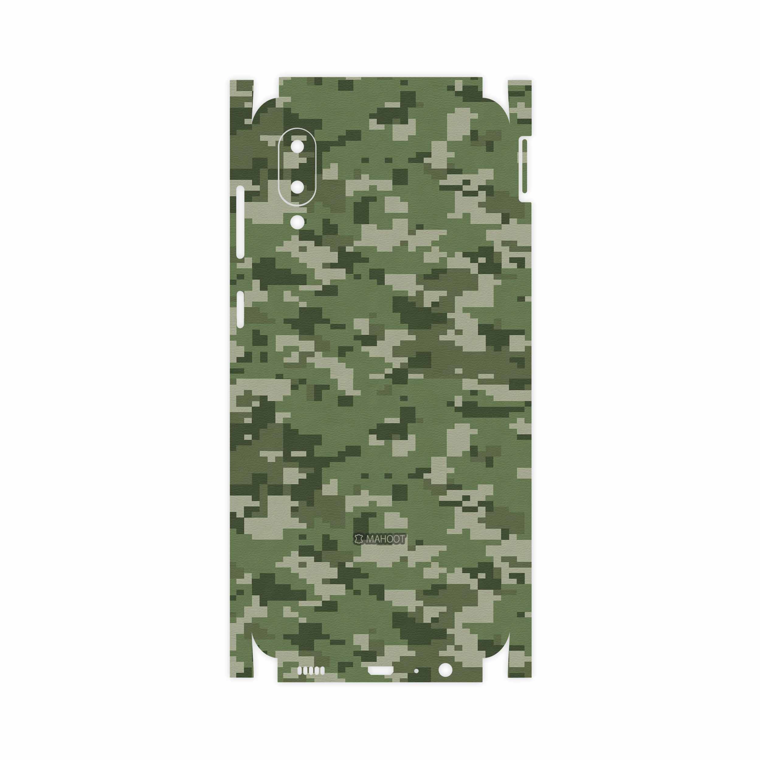 برچسب پوششی ماهوت مدل Army-Green-Pixel-FullSkin مناسب برای گوشی موبایل سامسونگ Galaxy M02