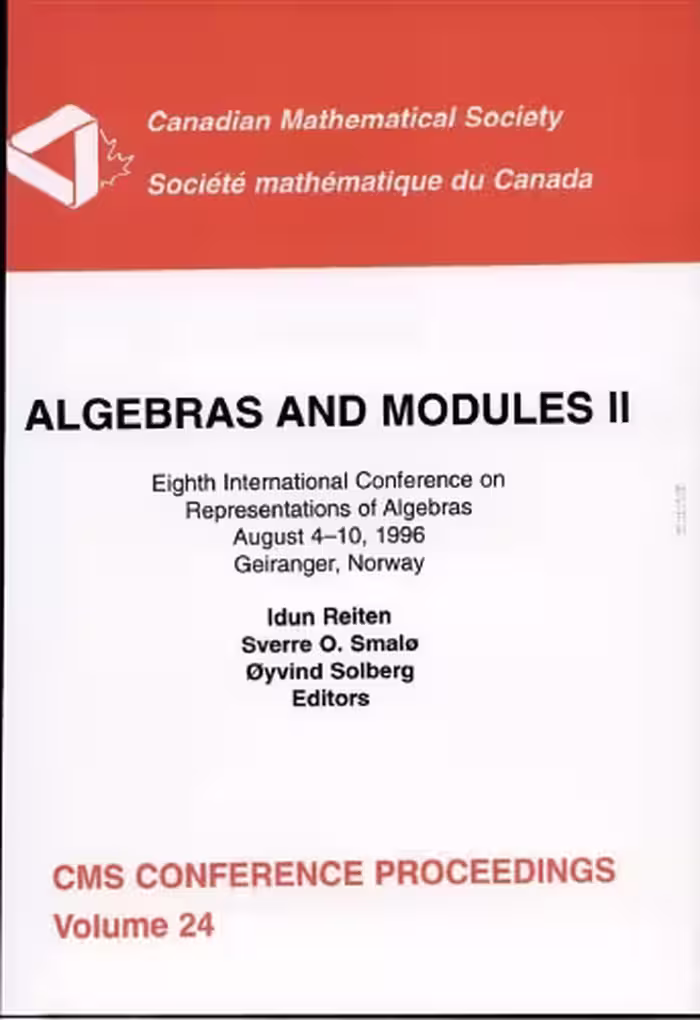خرید و دانلود نسخه کامل کتاب Algebras and Modules Two